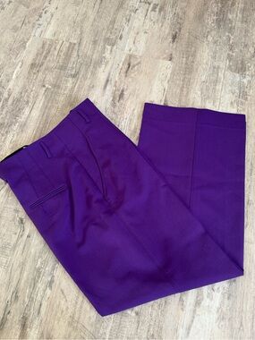 Zara Purple Tailored Women's Trousers